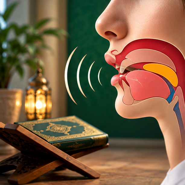 Makhraj / Pronunciation is a very important aspect while reading Quran.